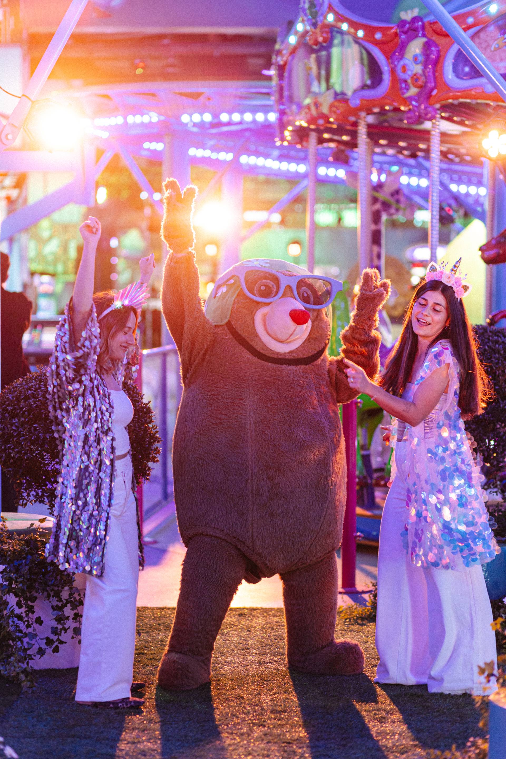 got out danced by the mascot